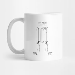 SAW FRAME patent Mug